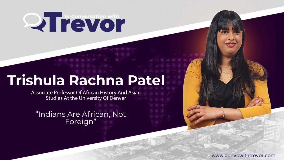 TrevorBookClub's tweet photo. #TrevorBookClub: Dr. Trishula Rachna Patel ,@trishulapatel  Associate Professor of African History shares her recommendations. Watch the full episode here 👇🏾🎥: https://t.co/ep2FkVZgLu https://t.co/0g7jMxFEBp