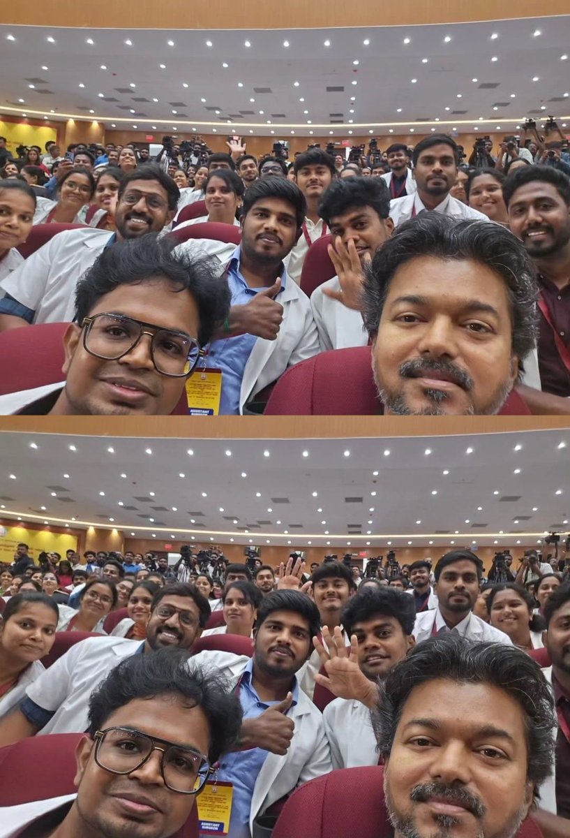 jeba_of's tweet photo. 🤳 Dr. Rakshith With @TVKVijayHQ ! https://t.co/VMsBxcxJc6