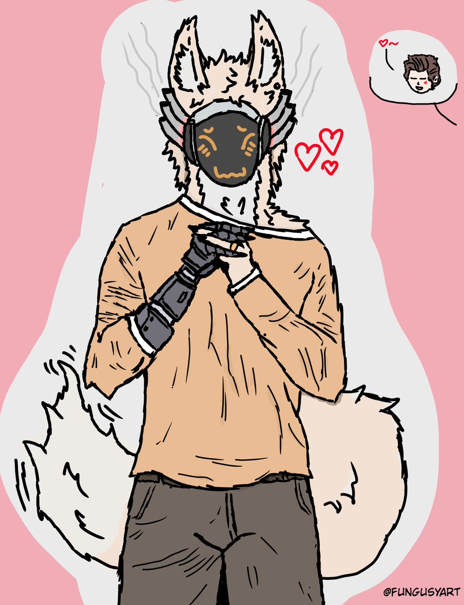 fungusyart's tweet photo. hey i think he's overheating https://t.co/o3vzf1Z44R