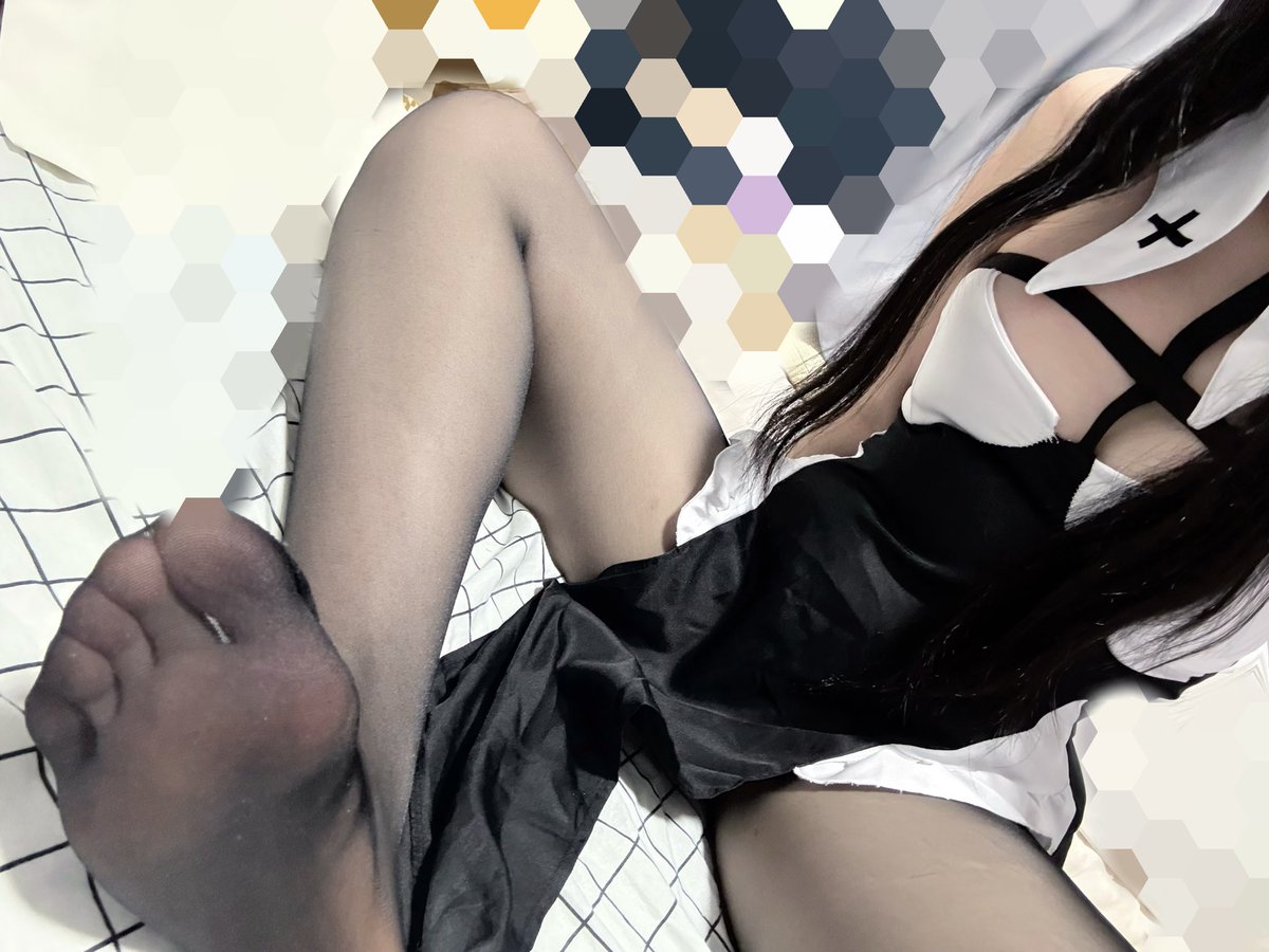 AngelKitty168's tweet photo. 今天是修女..（最后一张有惊喜喔 #��趣 #制服 #修女 #cosplay #足控 #恶堕 #母狗 #男尊女卑 https://t.co/49yNnHK5WD