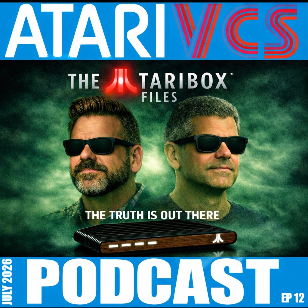 ballistikcoffee's tweet photo. Coming WED 7/15! A new ep of the #AtariVCS #Podcast premieres! Join #BCB & #GreekGeek as they uncover the #origins of the #Ataribox (aka #Atari #VCS!) From court battles to upset backers, we discuss it all! THE ATARIBOX FILES! Coming to @Spotify, @ApplePodcasts & @pocketcasts!