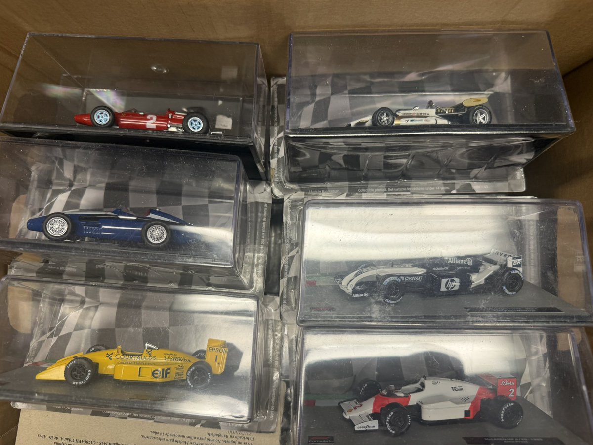 cars_tiny's tweet photo. Le F1 da edicola scala 1:43 #tinycars #f1 #scala143 #formelone #formulauno https://t.co/zF3XMvDIJc