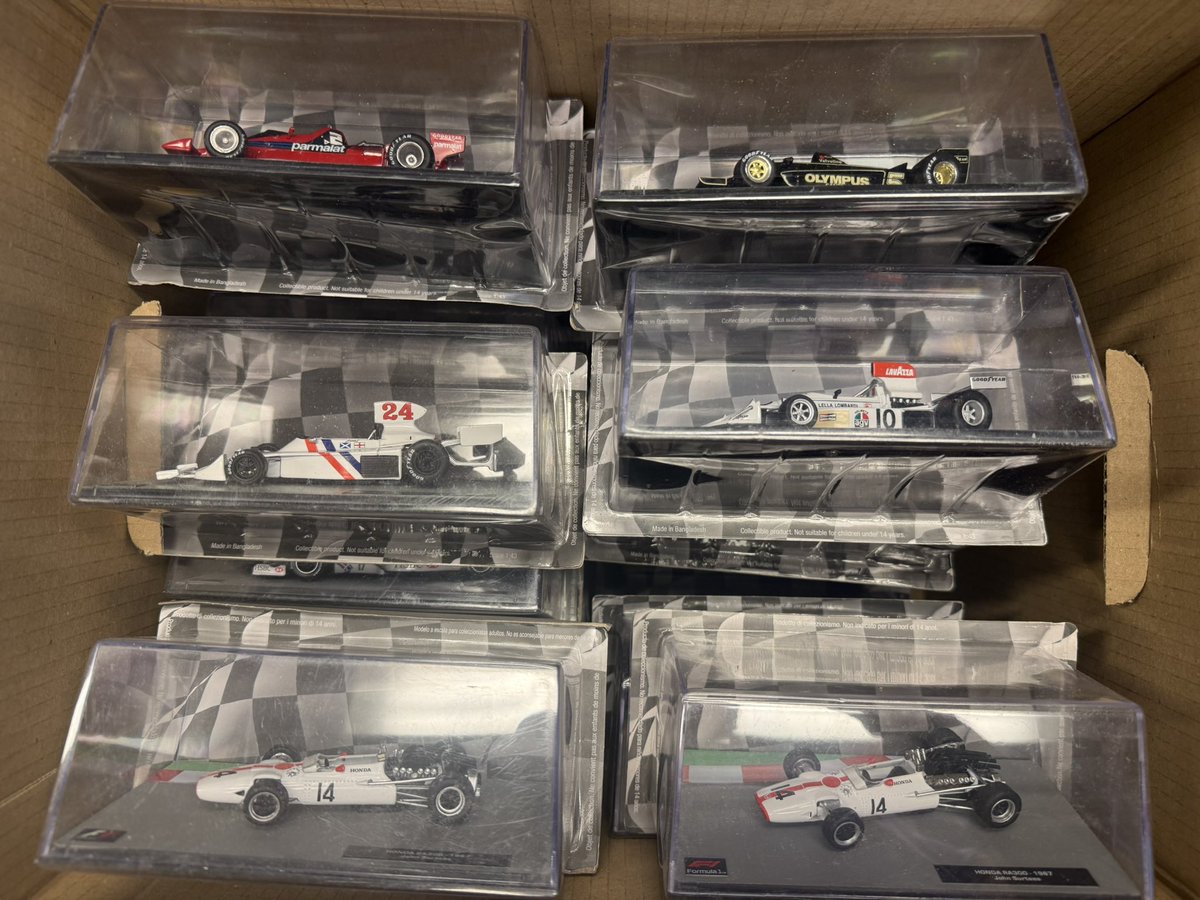 cars_tiny's tweet photo. Le F1 da edicola scala 1:43 #tinycars #f1 #scala143 #formelone #formulauno https://t.co/zF3XMvDIJc