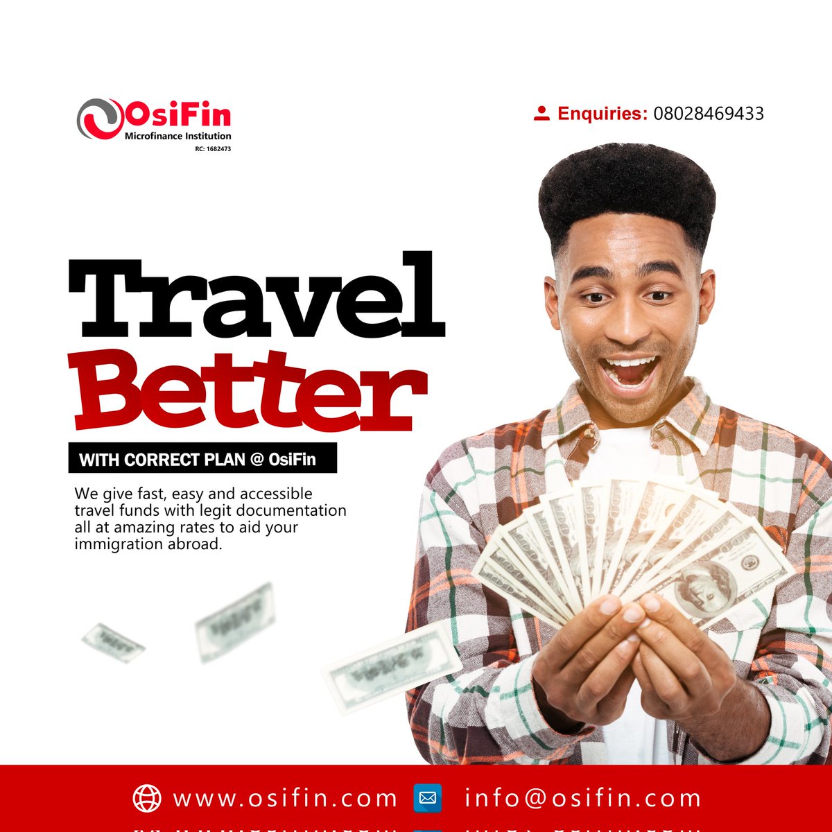 OsiFin's tweet photo. Enjoy massive travel funds here for your immigration abroad at sweet rates with OsiFin Microfinance.

For enquiries call: 08028469433

#travel 
#immigration 
#nigeria 
#funds 
#loan 
#dreams https://t.co/IUjSQ84pLV