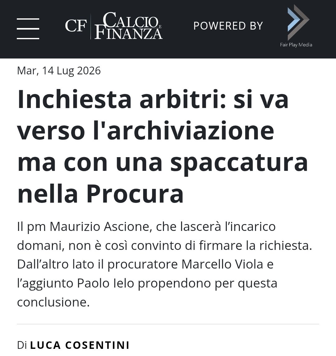 claudeherou2's tweet photo. Sarebbe giusto spostare l'indagine ad un ' altra procura imparziale, visto che il PM Viola, noto tifoso interista, non è in grado di astenersi
Ricordiamoci che nell' inchiesta sulla ndrangheta in curva, l'#inter è stata fatta passare, contro ogni logica, come #partelesa https://t.co/aVSVauQJ36