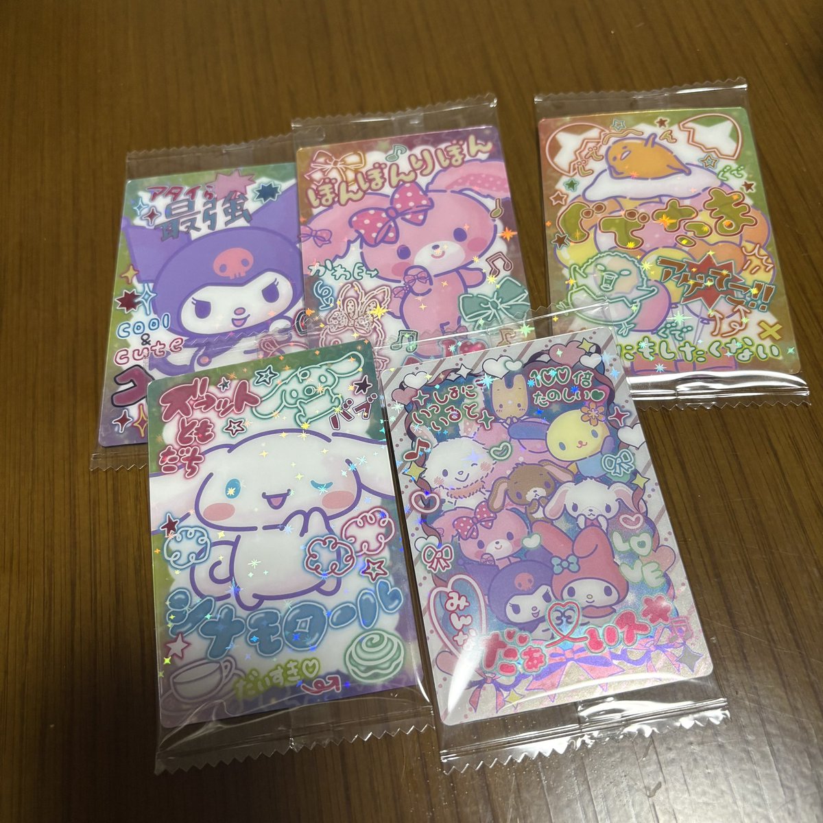 sRnn0_'s tweet photo. 【 交換 】サンリオキャラクターズ サンリオ
カード ソフトクッキー

譲 シナモロール ぼんぼんりぼん クロミ ぐでたま 集合C（うさぎ集合）
求 はなまるおばけ 集合D

郵送交換のみ📮 https://t.co/z3NQuAl0Pd