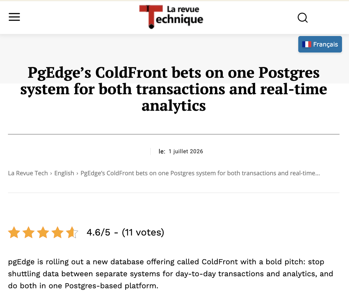 pgEdge tweet media