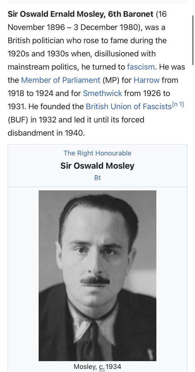 wokehoxhaism's tweet photo. oswald mosely's grandson is the CEO of Palantir UK https://t.co/kXjQycKJM7