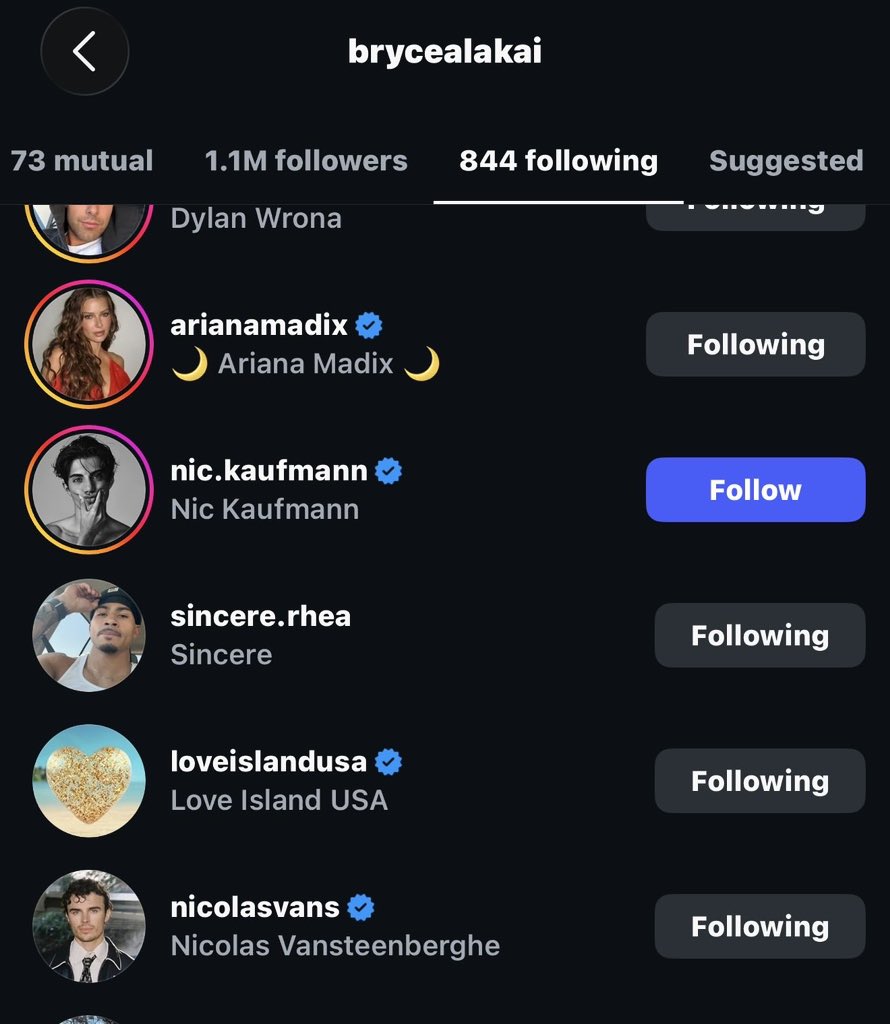 trinityycore's tweet photo. Nic is now following Bryce on Instagram 
They are mutuals https://t.co/ReweJPDOfw