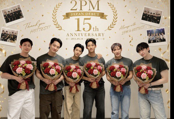 2PM_forU's tweet photo. 【拡散希望】
2PM 日本デビュー15周年記念
🩷❤️💚💙💛💜
クラウドファンディングへご参加くださいました皆様へ
皆様の温かい応援と想いのおかげで、15周年という特別な時間を形にすることができました。
改めまして、心より感謝申し上げます。
📍余剰金活用 Plan 1
仁川インスパイアアリーナでのコンサート開催に合わせて
「THE RETURN」お祝いデジタルサイネージ広告を掲載予定です。
詳細が決まり次第、改めてお知らせいたします。

【7/14デジタルPhoto Book】送信完了のお知らせ
📍高額ご寄付者様へのお礼品として、対象の皆様へGoogleドライブの閲覧リンクをメールにて送信致しました。
📍受信フォルダに見当たらない場合は⚠️迷惑メールフォルダやプロモーションフォルダもあわせてご確認ください。　

⚠️なお、Googleドライブ内の動画40分前後をまとめてダウンロードした場合、環境によってはEP1のみ保存されることがあります。
ダウンロードをご希望の場合は、各EPを一つずつ開いて、個別にダウンロードしてください。
今後の制作スケジュールの都合により、個別の到着確認、操作方法のご案内、再送対応はいたしかねます。何卒ご了承ください。
デジタルPhoto Bookは対象者様限定のお礼品です。
閲覧リンクや動画の転送、第三者との共有はご遠慮くださいますようお願いいたします。
皆様への感謝を込めて制作いたしました。（2ヶ月かけて制作しました）2PMとHOTTESTが共に歩んだ時間を是非！ゆっくりお楽しみください。