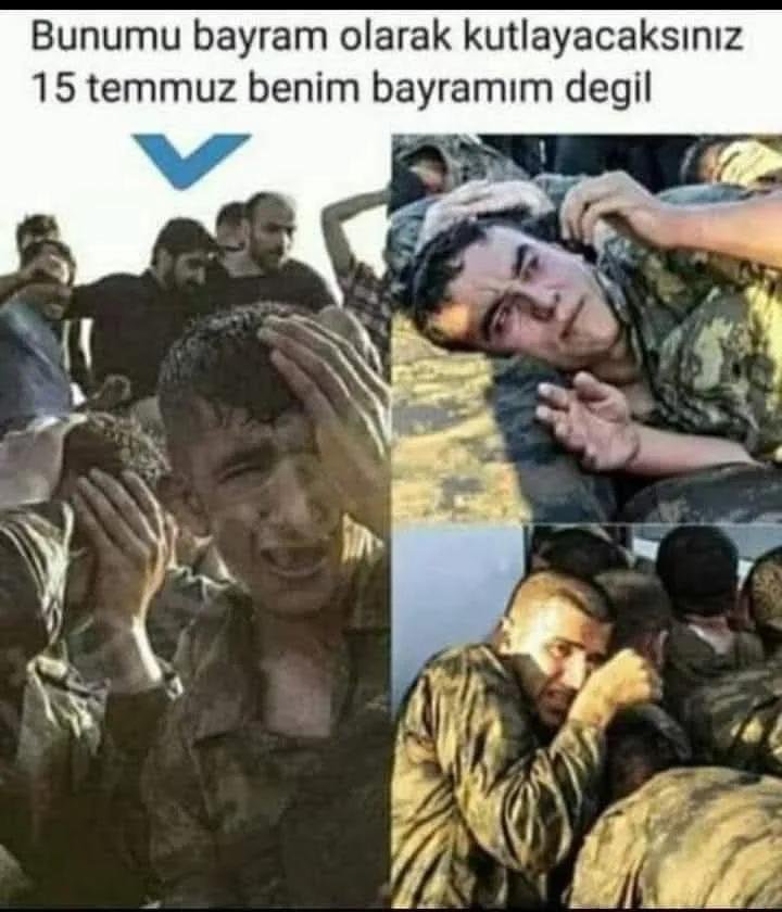AyBalaHatuun's tweet photo. Fetö DARBE senaryosunda yüzlerce hiç birşeyden habersiz, kendi pisliklerine yem ettikleri ana kuzusu TÜRK Askerlerini köprüde öldürülüp kafaları k*sildi.

KARA günü kim bayram olarak kutlar!...

ALLAH BELANIZI VERSİN

#15TemmuzKumpası
#15temmuzşehitleri
#15TemmuzGerçekleri https://t.co/1oquOsV8ax