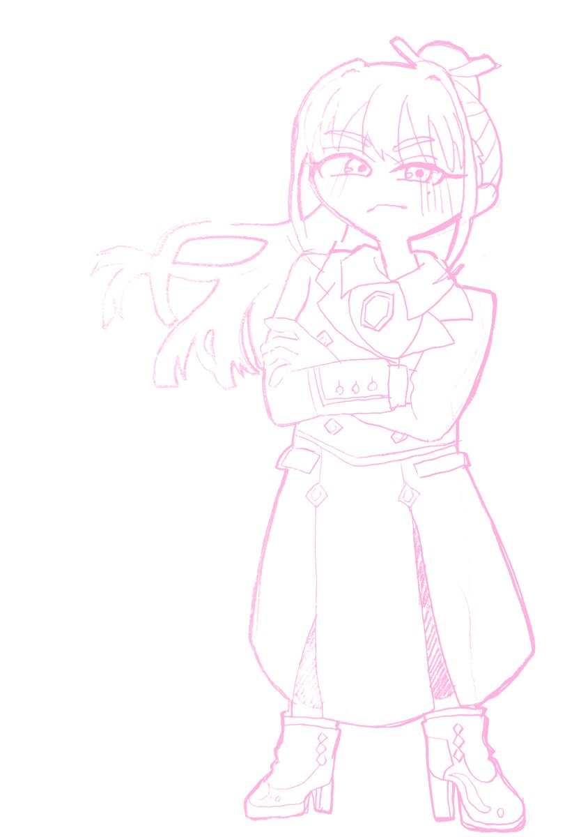 kasekaraku's tweet photo. 美少女が描きたくて描いた絵
清書しなそうなので下描きを投稿します https://t.co/Ooyl2uBTrT