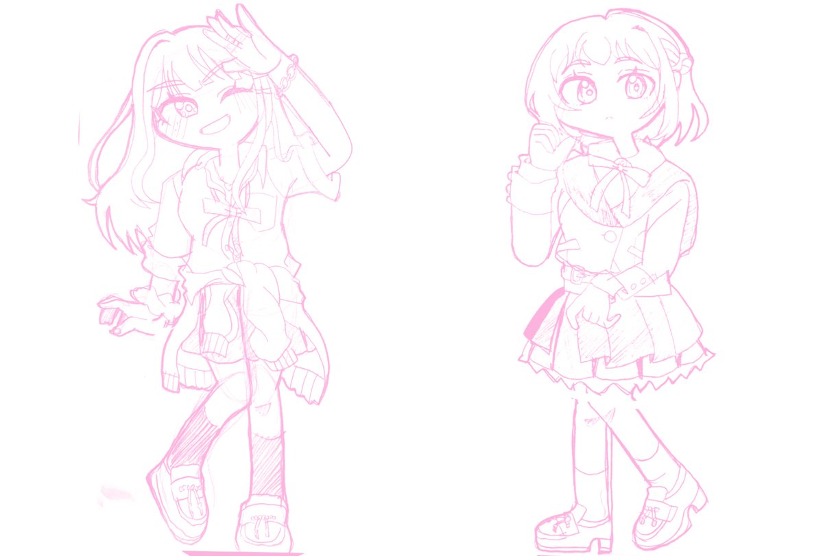kasekaraku's tweet photo. 美少女が描きたくて描いた絵
清書しなそうなので下描きを投稿します https://t.co/Ooyl2uBTrT