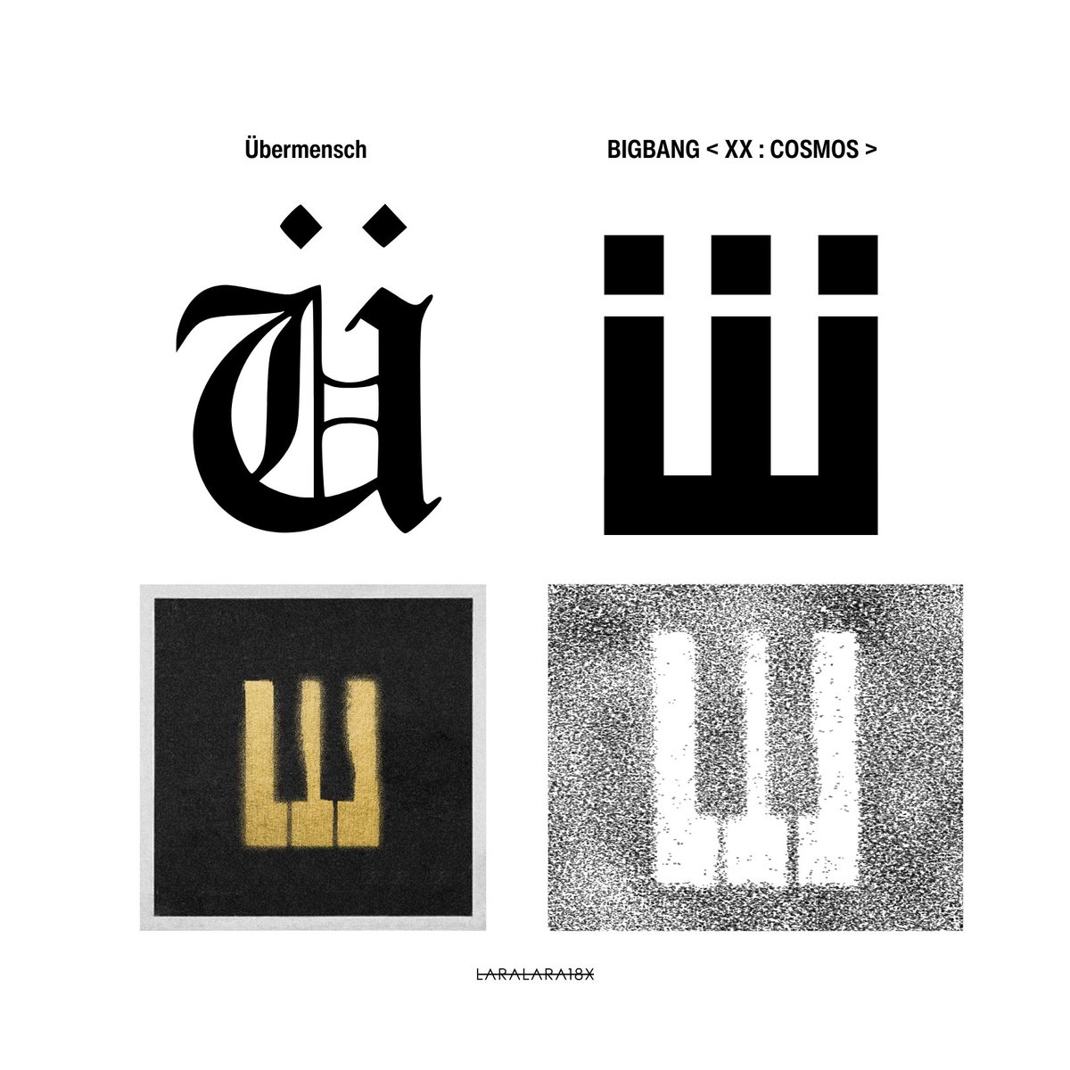 LaraLara18x's tweet photo. it's so easy to tell that bigbang's redesign is g-dragon's work, because we know yge would never have the creativity for something like this.

yge created bigbang, but g-dragon reinvented it. https://t.co/8T0qrf57pt