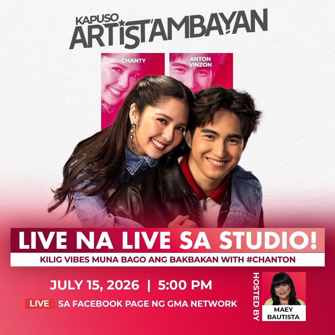 ChantyyPH's tweet photo. Let’s send all our  love again to MakChloe today! 
Use our tag:

TAMBAY DATE WITH CHANTON

#ChantyVidela #AntonVinzon #MakChloe #KAMAOGanti https://t.co/NWNLrAC7x9