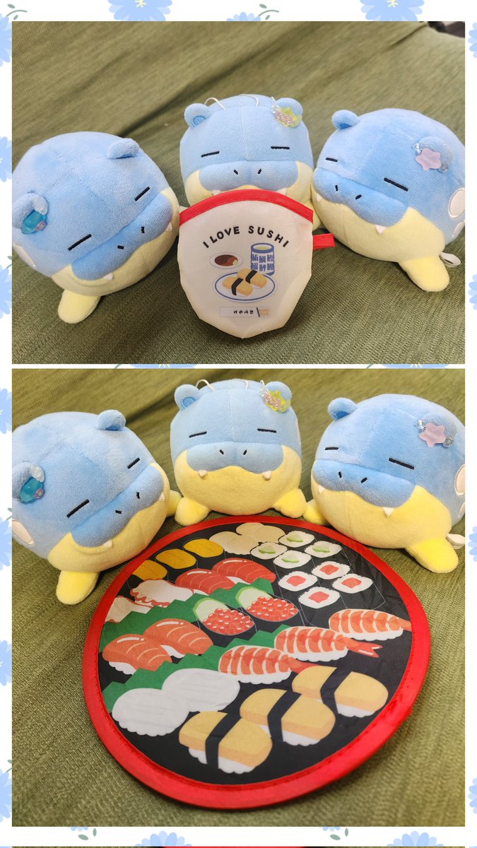janneruna's tweet photo. 折り畳みのうちわ🍣
ハンバーガーのも可愛かったなぁ😋

#タマザラシ https://t.co/uQabuCLchc