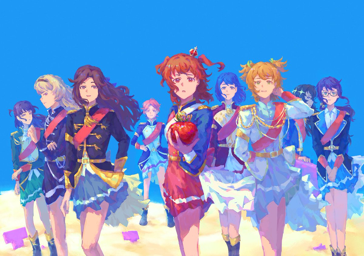linluyun_rin's tweet photo. #RevueStarlight #スタァライト
我把18岁留给了少女歌剧。

我们观看着99组，她们也会注视着我们，舞台少女与观众共同创造着闪耀。

18岁不是终点，我将前往下一个舞台。 https://t.co/ZDcXztV3O9