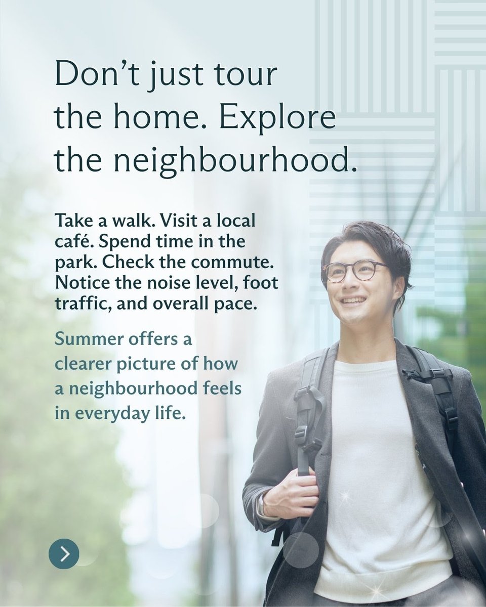 Soldfactor's tweet photo. 🏡 The perfect home starts with the right neighbourhood.

A community may look great online, but nothing compares to experiencing it in person.

☀️ Summer is the perfect time to explore different neighbourhoods while they're full of life. Take a walk down the streets, visit local cafés, relax in nearby parks, test the commute, and discover what it's really like to live there.

Because buying a home isn't just about the house, it's about finding a community that fits your lifestyle, your family, and your future.

As a local REALTOR®, I believe choosing the right neighbourhood is just as important as choosing the right property. My goal is to help you find not only a home you'll love, but a place where you'll truly feel at home.

📩 Thinking about making a move? Let's explore the neighbourhood that's right for you.

#RLPSignature #AtrieGroup #GTARealtor #TorontoRealEstate #GTARealEstate #HouseHunting #BuyingAdvice #NeighbourhoodExpert #HomeBuying #RealEstateTips #FindYourHome #LifestyleMatters