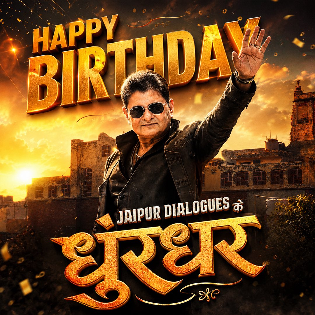 JaipurDialogues's tweet photo. Happy Birthday to JD Dhurandhar @Sanjay_Dixit 

Har Har Mahadev🙏🏻 https://t.co/O2ElR2gZA4