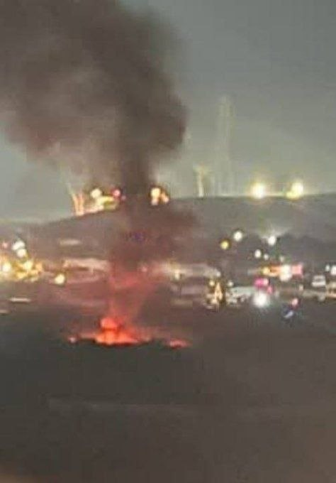 masaf_intl's tweet photo. 🚨🚨🚨Breaking 
🔻Reports of Iranian Missile Impact in Northern Jordan. https://t.co/TsKdX7eZqW