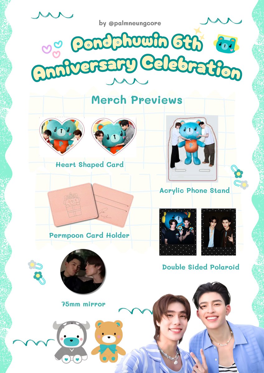 palmneungcore's tweet photo. 🐻 PONDPHUWIN 6TH ANNIVERSARY CELEBRATION EVENT IN 🇲🇾 🐼 

🗓️ 30TH AUGUST 2026, SUNDAY
🕰️ 1PM - 5PM

Event Address: Cha Cha Dessert Cafe

47-2, Jalan PJU 5/10, 
Dataran Sunway, 
Kota Damansara, PJ, 47810
[5 mins walk from Surian MRT]

Register @ https://t.co/OsRqgcfQnz https://t.co/csgCsdm1wT