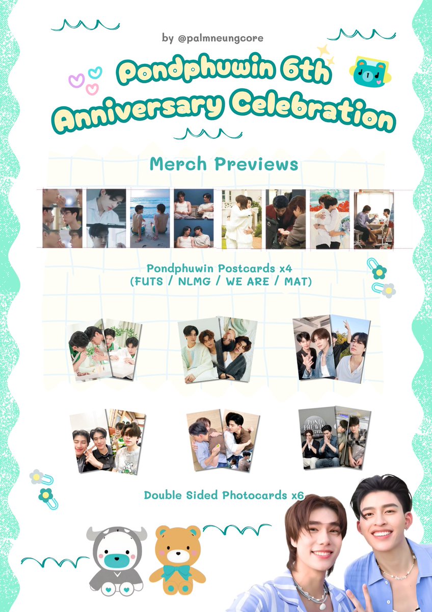 palmneungcore's tweet photo. 🐻 PONDPHUWIN 6TH ANNIVERSARY CELEBRATION EVENT IN 🇲🇾 🐼 

🗓️ 30TH AUGUST 2026, SUNDAY
🕰️ 1PM - 5PM

Event Address: Cha Cha Dessert Cafe

47-2, Jalan PJU 5/10, 
Dataran Sunway, 
Kota Damansara, PJ, 47810
[5 mins walk from Surian MRT]

Register @ https://t.co/OsRqgcfQnz https://t.co/csgCsdm1wT