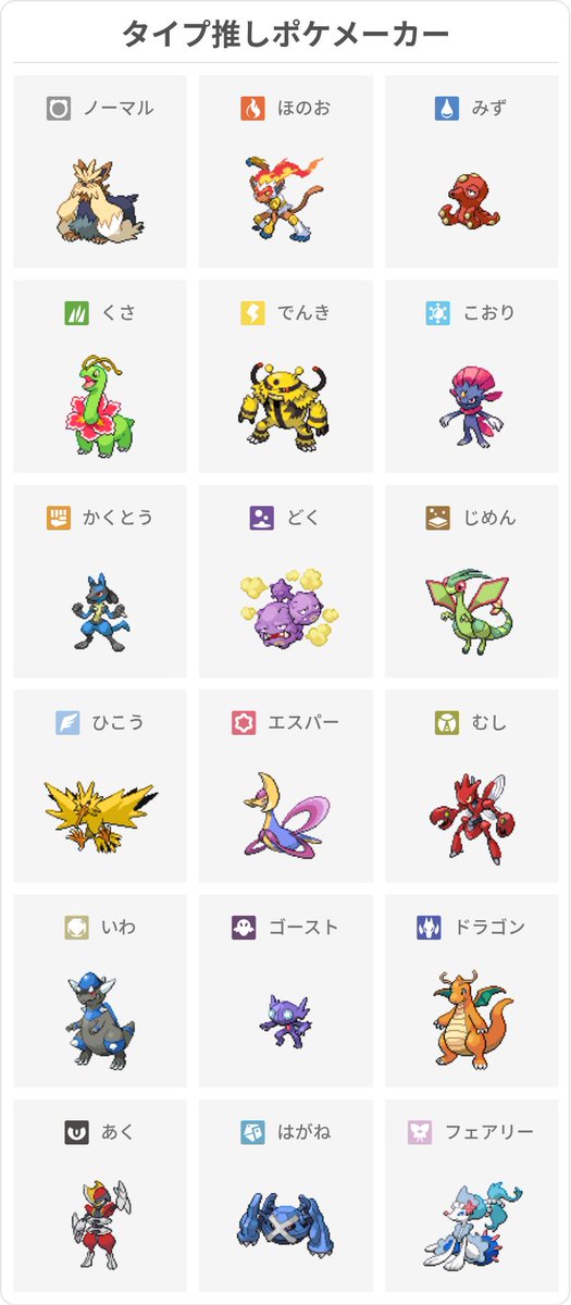 kageyan_rabbit's tweet photo. こんな感じかな
#タイプ推しポケメーカー https://t.co/L6doUqwJFd