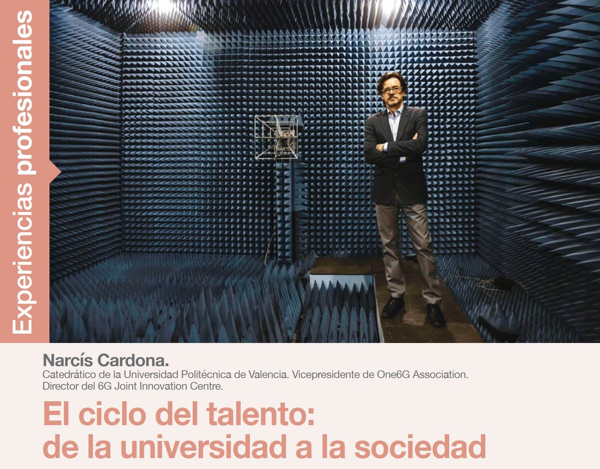 iteamUPV's tweet photo. 📖 Narcís Cardona publishes in the COIT magazine a reflection on the role of telecommunications engineering in technological and social transformation!

🔗 Read the full article at: https://t.co/PVC3in7LZE https://t.co/0GNh80XZlv