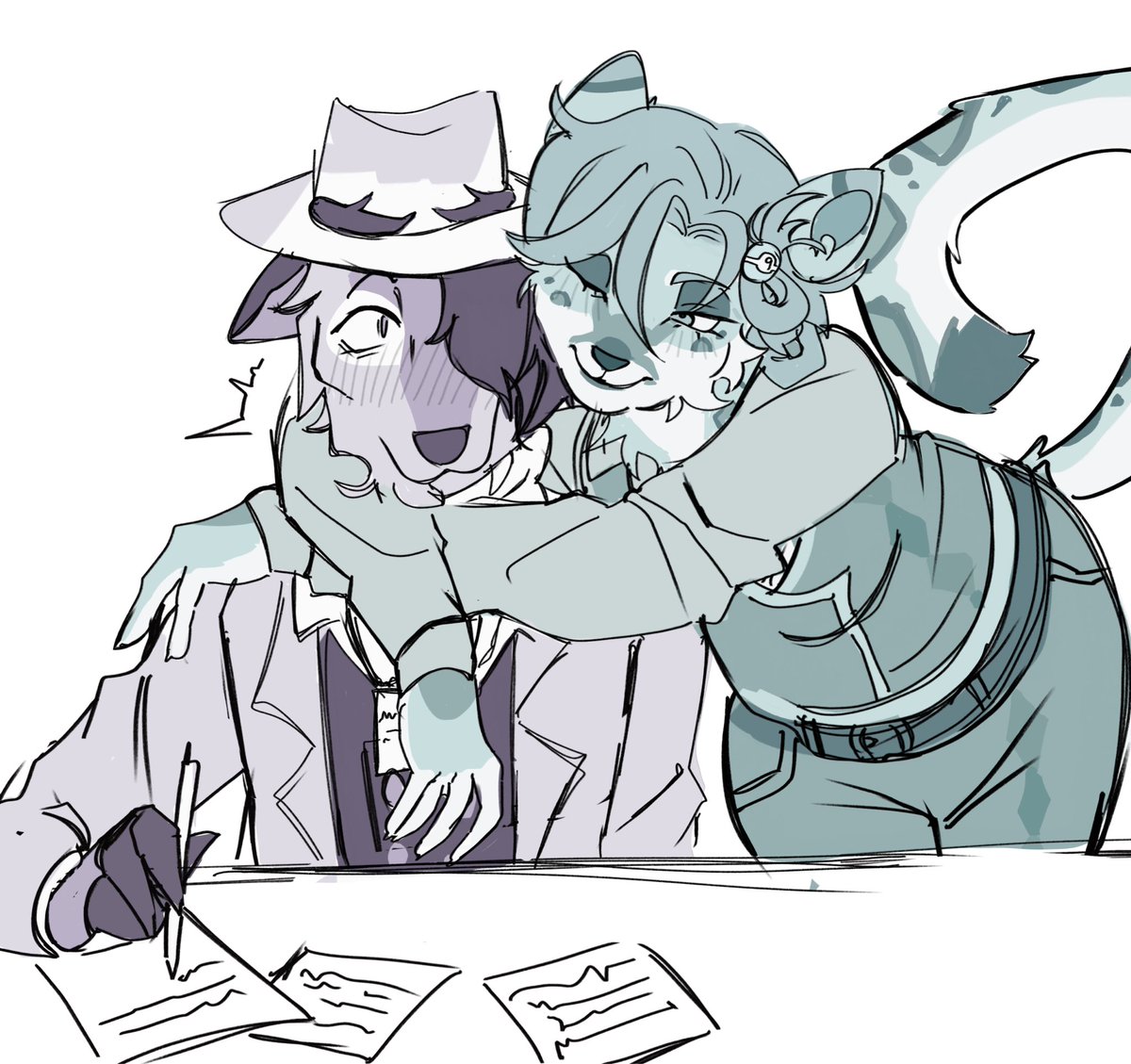 _Buckadeer's tweet photo. I ALSO WANT TO BRING ATTENTION TO THIS MOMENTS BEFORE DEVOURING setsukei made by @/lyssist a while back Which made me so happy I was incapable of working for an hour. Please sell your belongings to Lyss https://t.co/Wgxxb6drWq