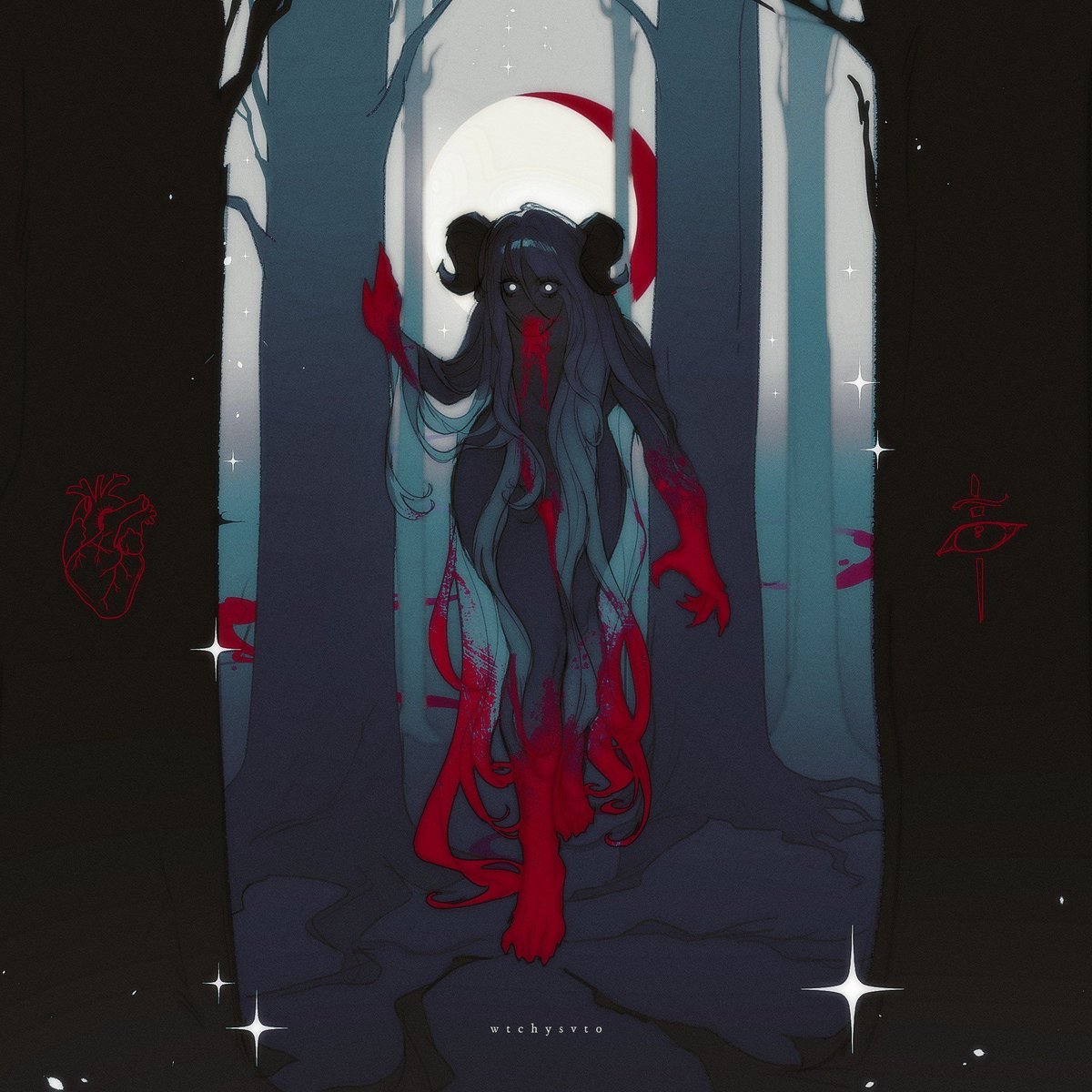 Ioveteaaf's tweet photo. my favorite horror-ish pieces... https://t.co/im1ZaPkrgi