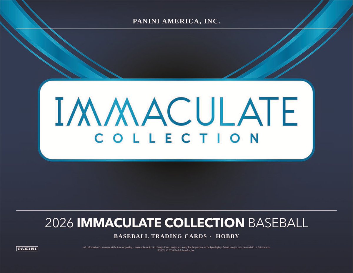 KnTSportscards's tweet photo. New Release Panini Immaculate Collection Baseball 2026 #newrelease #immaculatebaseball #Kntsportscards #lcs #cardshopfl https://t.co/clYlpGyOJv