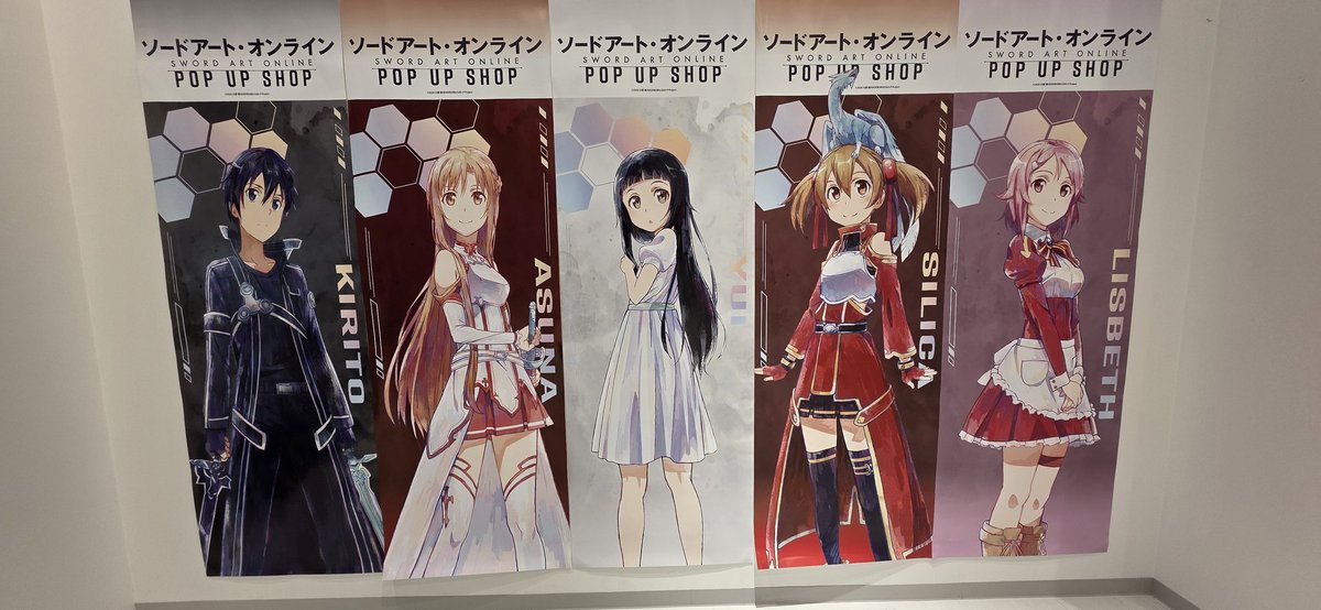 さっそく、POP UP SHOP行ってきた← 最高☆！ #SAO #sao_anime