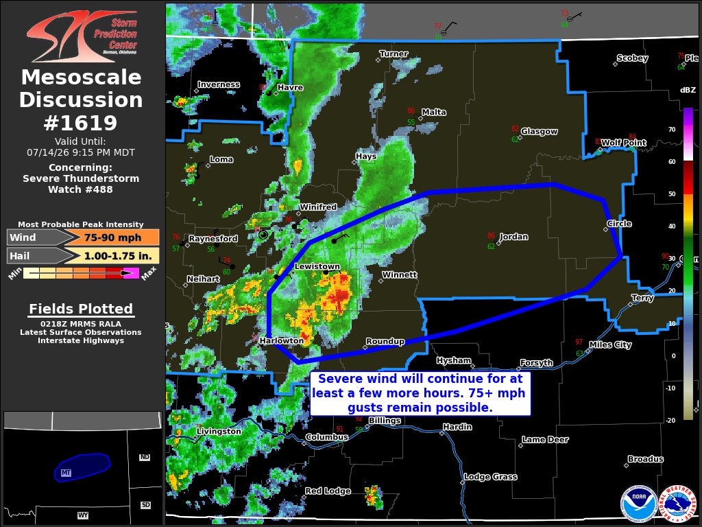 NWS Storm Prediction Center tweet media