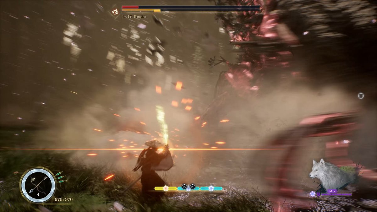 gamespark's tweet photo. ゲーフリ新作ARPG『Beast of Reincarnation』戦闘システム紹介映像！ソウルライクのように受け流しつつ、相棒犬クゥのスキルをコマンド式に選択
https://t.co/9PtMQnzxzK
戦闘はタイミングよく攻撃を受け流すソウルライクのような遊び。時間の流れ遅くしクゥのコマンドをじっくり考えることもできます https://t.co/gZaekEB5UP