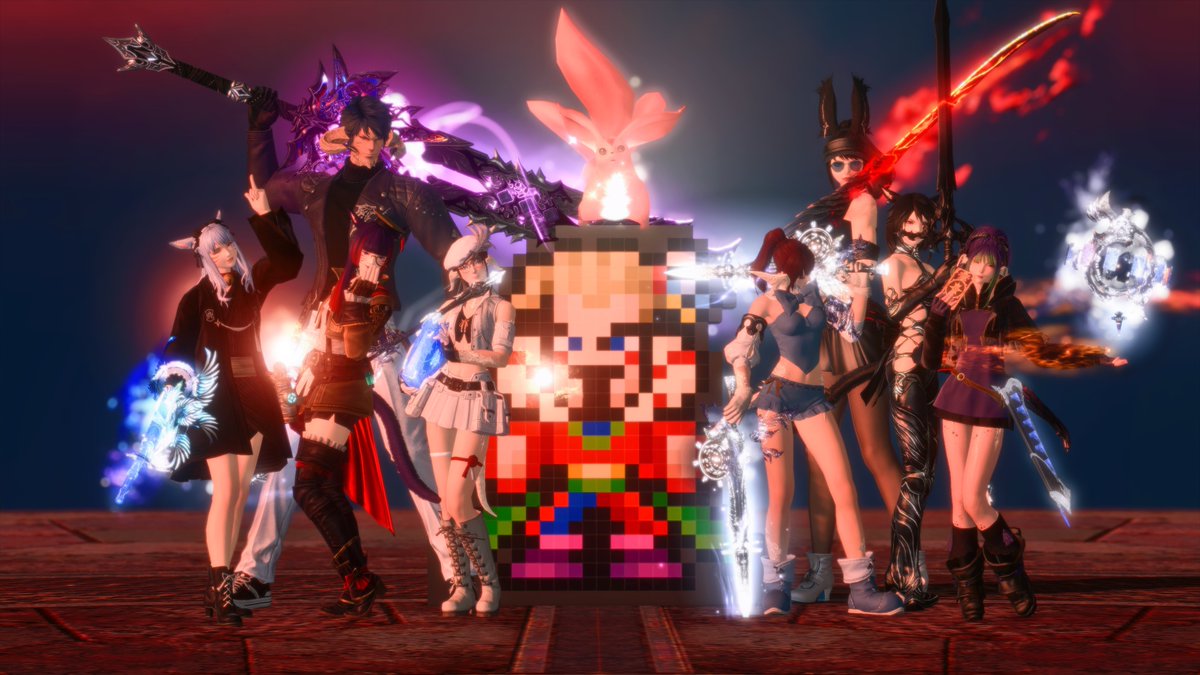 VarunaFFXIV's tweet photo. Officially 7/7 😭 DMU finally cleared!!

Thanks for sticking around through every cursed pull and “surely this is the one.” We actually did it <3

Thanks also for the awesome photos @arikirino @LeoNap247 https://t.co/p53eMuUjMK