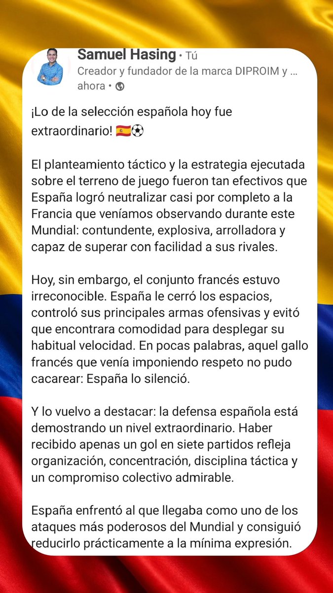 samuelhasing's tweet photo. #Mundial2026 #españa #francia https://t.co/Z2iidcbqq7