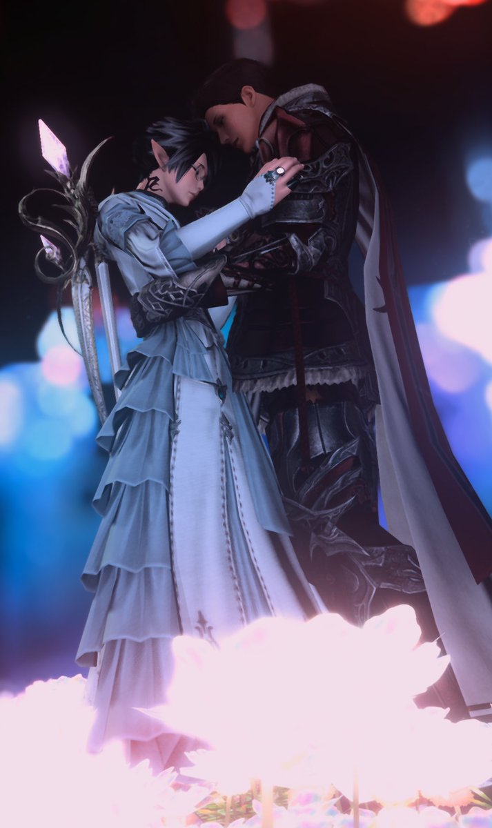 SamuelFhields's tweet photo. As a congratulations to myself for beating Endwalker (again) I made some gay shit with My Wol and my OC.

😊 https://t.co/1M4DI1YWha