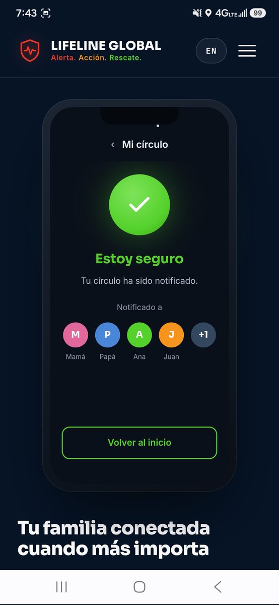 lifeLine_global's tweet photo. Alerta a los tuyos que estas seguro. https://t.co/KhNmdqdSRA