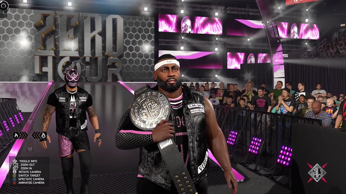 SMW2K's tweet photo. Rommey Savage was gifted his own personal BEAT DOWN CHAMPIONSHIP by his Brother Nico Vibez the president of the MVC…
At the Zero Hour Taping ..
Now it’s not just a title it’s a Championship!
#wae #wwe2k26 #CAW #EFED https://t.co/KvFhZiY2ue