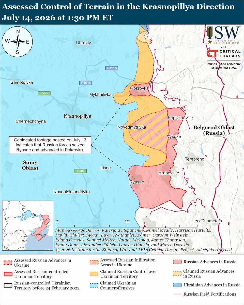 Institute for the Study of War tweet media
