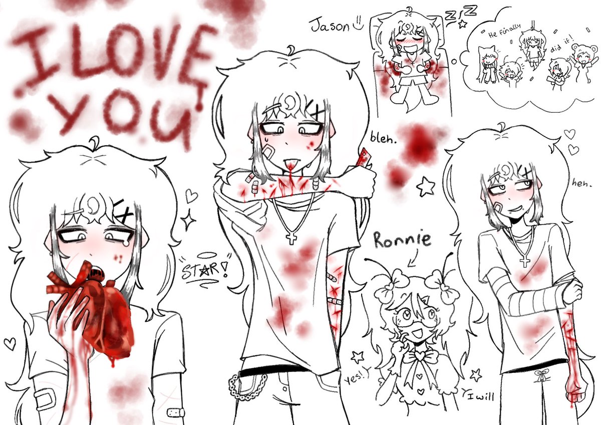real_apri1's tweet photo. Jason art hehe… #blood https://t.co/FefZf0S36B