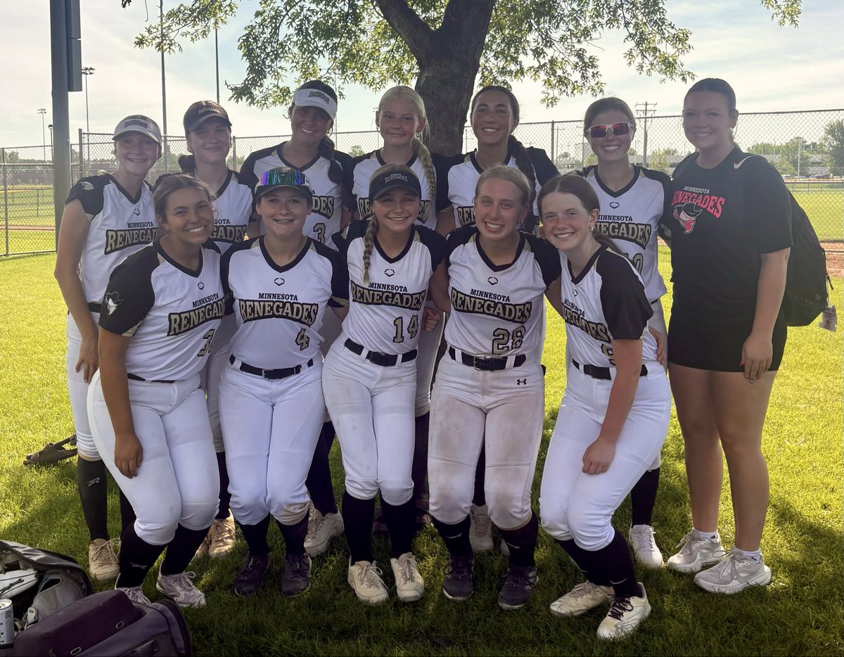 DelaneyNelson04's tweet photo. Awesome time with my Renegades team at Top Tier State! Went on a run and came out in 4th place! I tied our elimination game with a 2-RBI single and @stellaserie came through with the game winner! Thanks to all the coaches who came to watch! Can’t wait for this weekend in Peoria! https://t.co/vTqcToBvbT