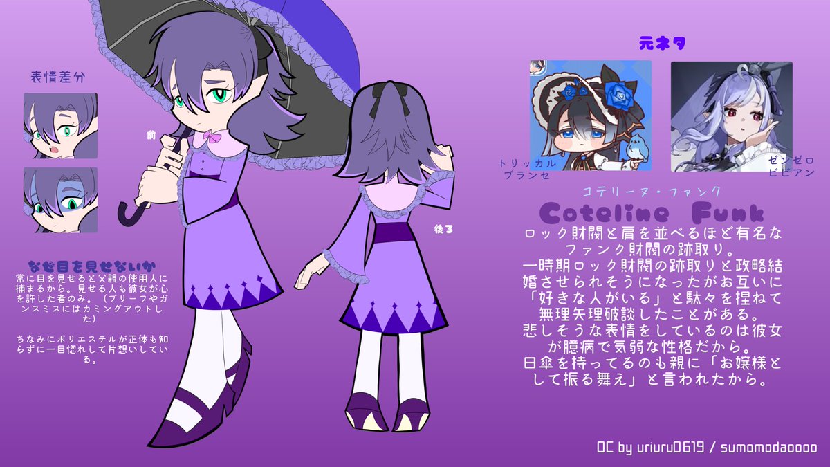 uriuru0619's tweet photo. #NewPSG  #paswgoc 
Meet my psg oc "Cotton" and "Coteline Funk" !
I used a translation app for this image, so I think the text might be a little off in places—please overlook that. https://t.co/q5nMStE0s7