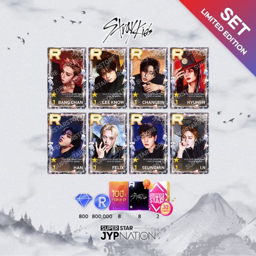 Stray Kids スキズ ssjyp super star リアルカード⭐️ 🎗️RUN IT
