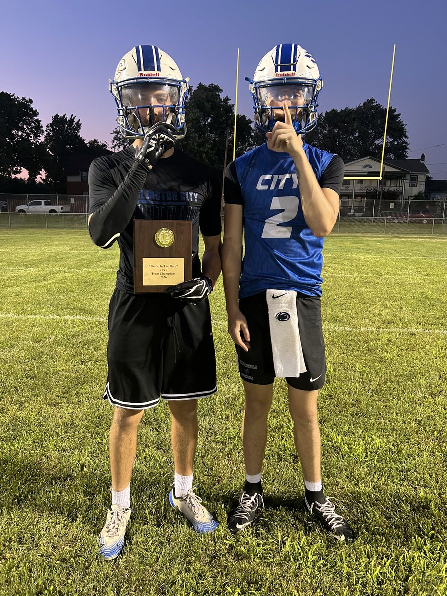 Mason2Shansey's tweet photo. Went 4-0 and won the championship At Battle At The Bristol 7on7. 20 touchdowns 0 interceptions! (Not Every touchdown in the videos) @coachbook_ https://t.co/NhXG8d3RgT