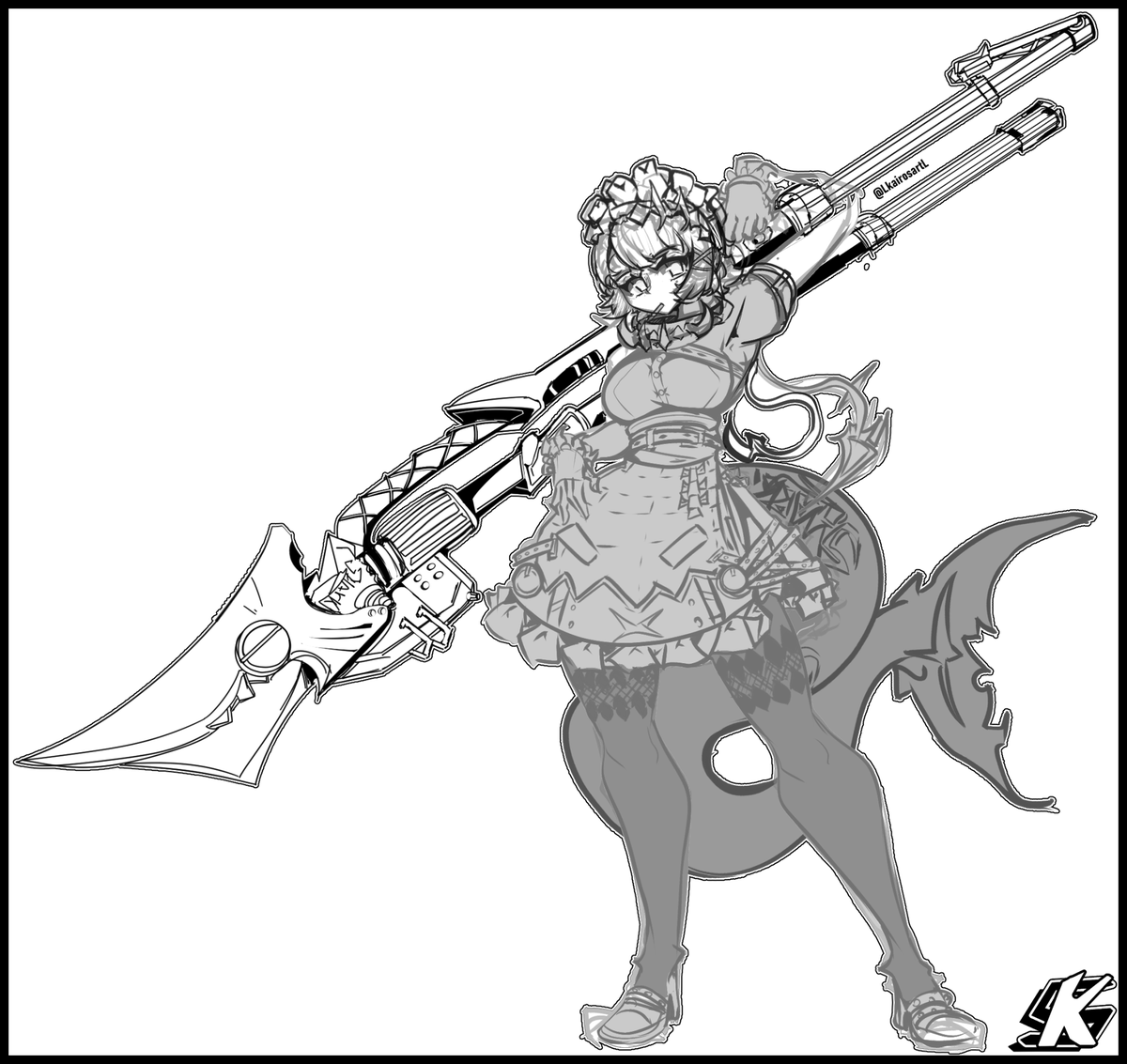 lkairosartl's tweet photo. wip of ellen time! #zzz #ゼンゼロ #zzzcreators #WIPㅤ https://t.co/2mALdUlRJV