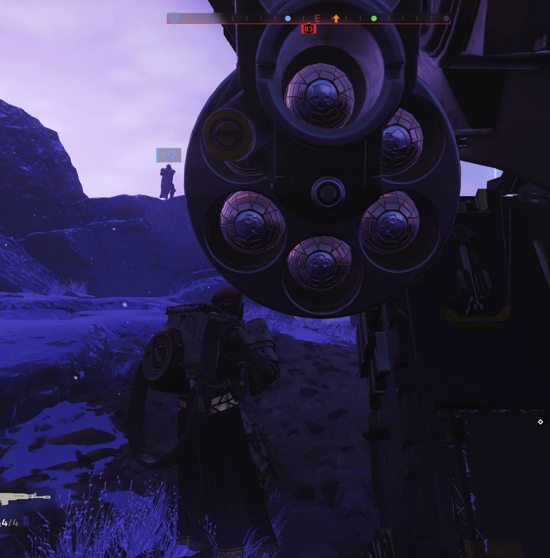 Helldivers_NOW's tweet photo. Exo Shells have Helldivers' Skulls carved on them https://t.co/8dQh4FZ59l