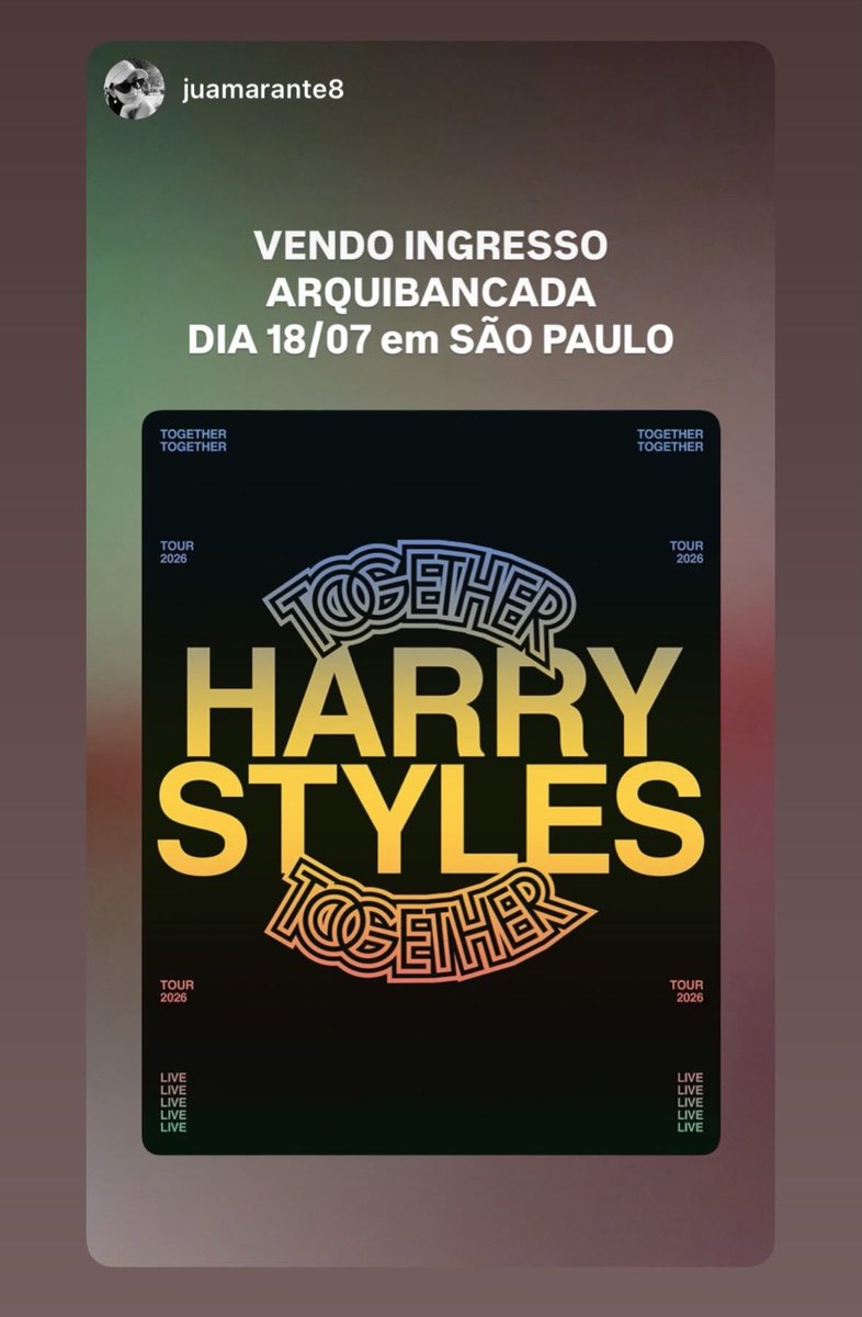 rocksmegaga's tweet photo. uma amiga minha está vendendo!!!!
#harrystyles #harrybrasil #sp #saopaulo #togethertogether #harrystylestour https://t.co/twwrxujDpe