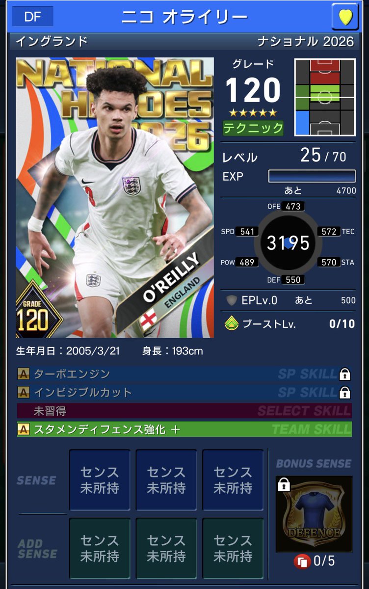 lnk_46's tweet photo. 試験で忙しかった事もあり久々のウイコレ投稿⚽️

フォメ所得の旅で1.6周かかってしまうが、その間にセレクト以上は4名ゲット👍

ただ欲しいのはメッシ・バペ🥺︎

唯一の収穫はギマランイスの素材を置いておいたこと...

#ウイコレ https://t.co/ceRgUOltkV