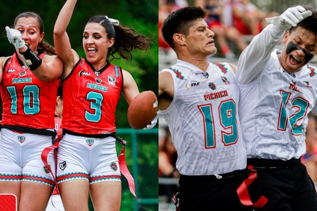 OlimpismoMex's tweet photo. México🇲🇽 va por el título Mundial 🏈

En un mes, las selecciones mexicanas de Flag Football encararán el Campeonato Mundial en Alemania.

La selección femenil ya ha sido campeona mundial en un par de ocasiones y son las actuales bicampeonas de los World Games. Por su parte, la varonil en dos ocasiones han sido subcampeones y en 2022 ganaron a medalla de bronce en los World Games.

Pero no solo está la supremacía mundial en juego, también lo estarán dos boletos a Juegos Olímpicos por rama, que se darán a los finalistas. 

La selección femenil está en el grupo A con Italia, Alemania y Eslovenia. Mientras que la varonil en el grupo C con Suiza, Alemania y Brasil.

🗺️ Düsseldorf, Alemania
📅 13 al 16 de agosto
📺 DAZN de forma gratuita

Uno de los eventos más importantes de este año para el país. En el Flag somos potencia y lucharán por ese boleto olímpico y título mundial.